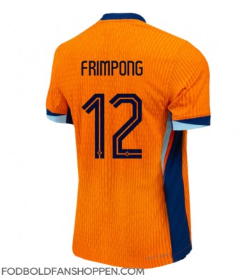 Holland Jeremie Frimpong #12 Hjemmebanetrøje EM 2024 Kortærmet